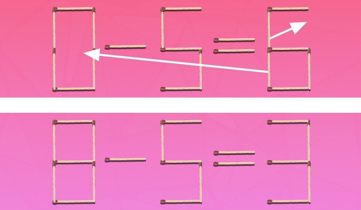 É preciso arrastar 2 correspondências para que a igdade seja correta: um simples teste de QI