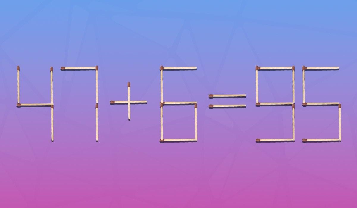 Que correspondência deve ser reorganizada para que a igdade seja correta: um puzzle para génios