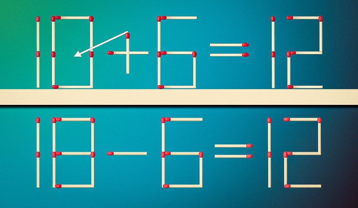 Só é preciso arrastar uma correspondência para que a igdade seja correta: um puzzle para génios